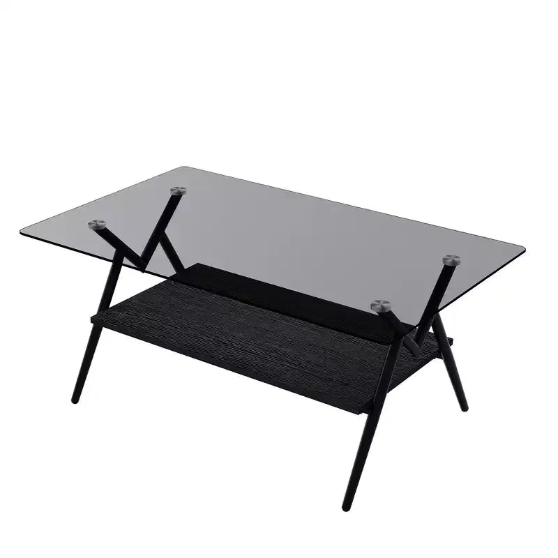 Table basse moderne en verre