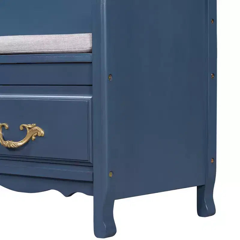 Banc à chaussures avec coussin amovible