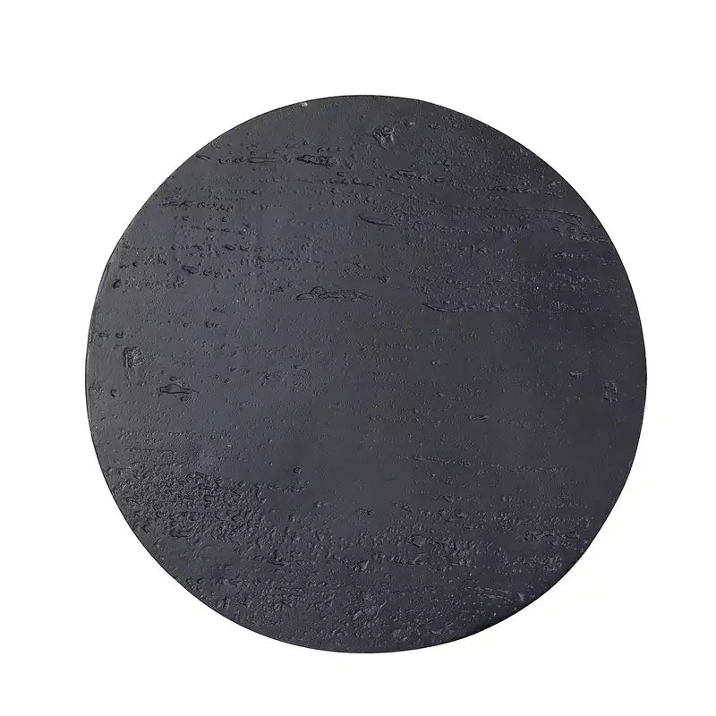 Table d'appoint ronde noire