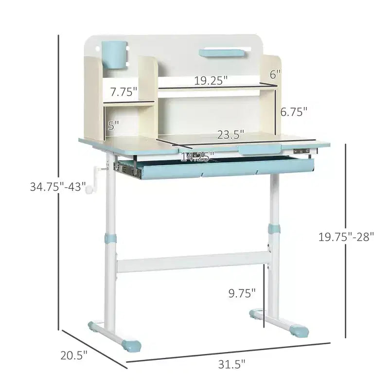 Bureau d'étude réglable pour enfants