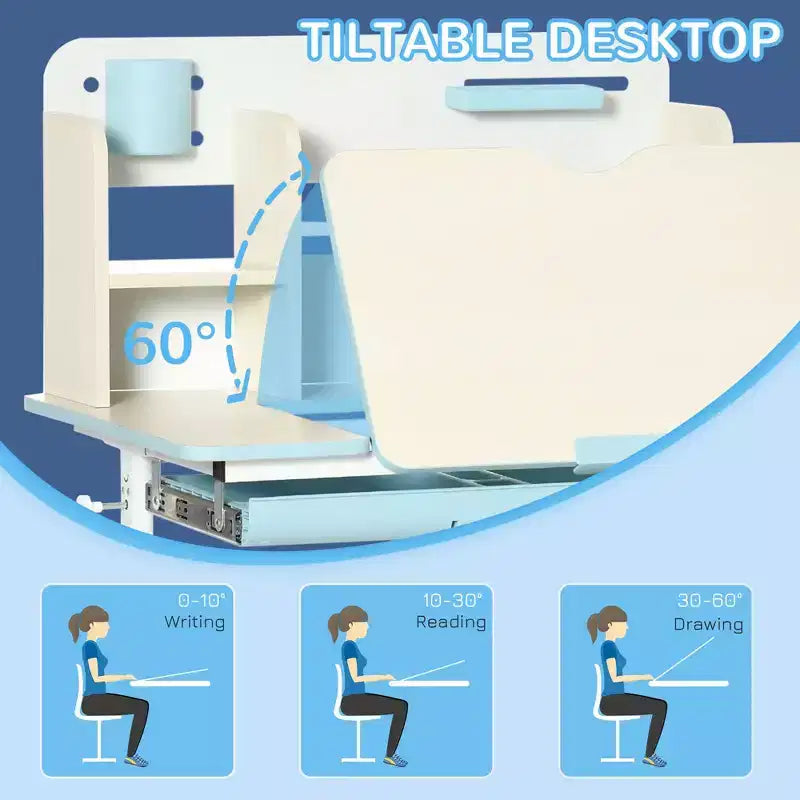 Bureau d'étude réglable pour enfants