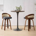 Tabourets de bar en cuir PU au style moderne