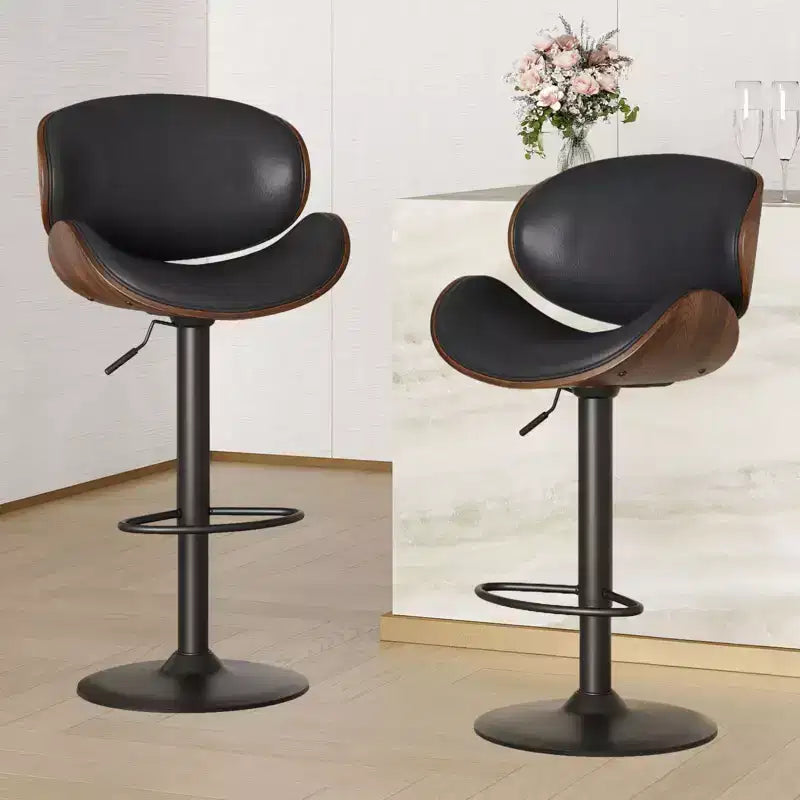 Tabourets de bar en cuir PU au style moderne