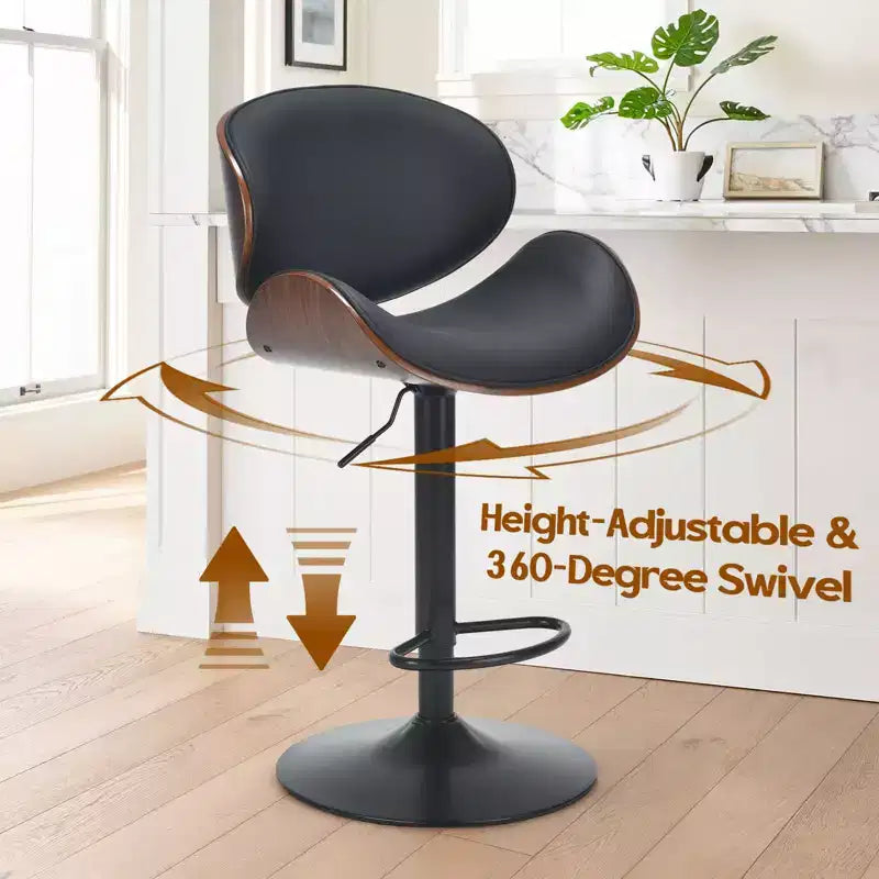 Tabourets de bar en cuir PU au style moderne