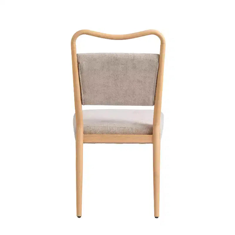 Chaise de salle à manger moderne capitonnée de style médiéval