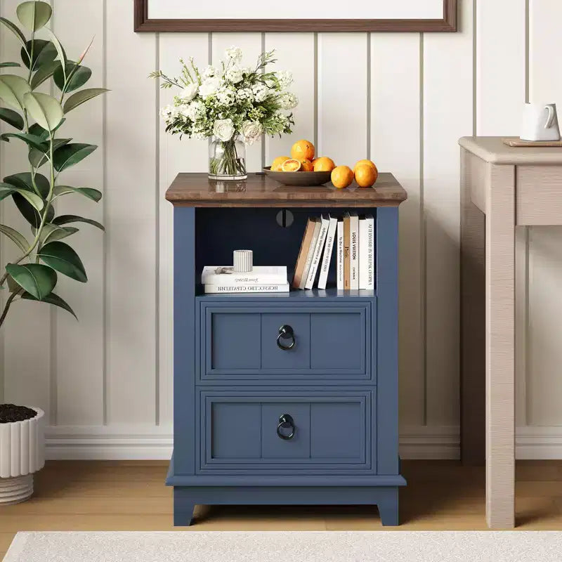 Table de chevet moderne, table de chevet en bois
