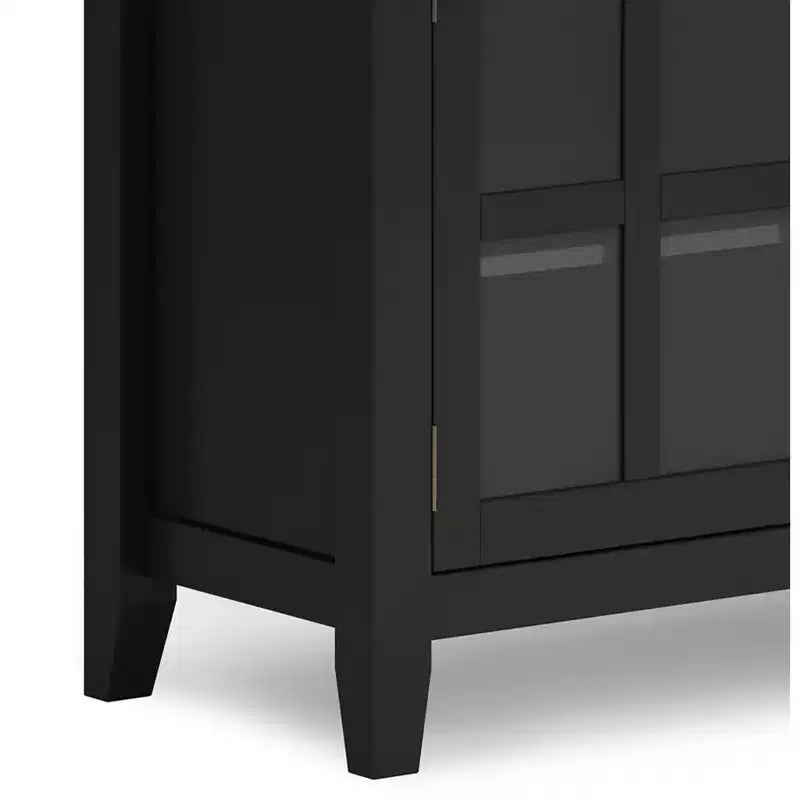 Buffet en bois massif de style transition