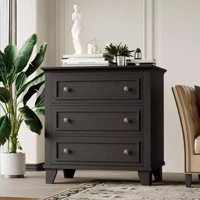 Coiffeuse autoportante, armoire de rangement en bois