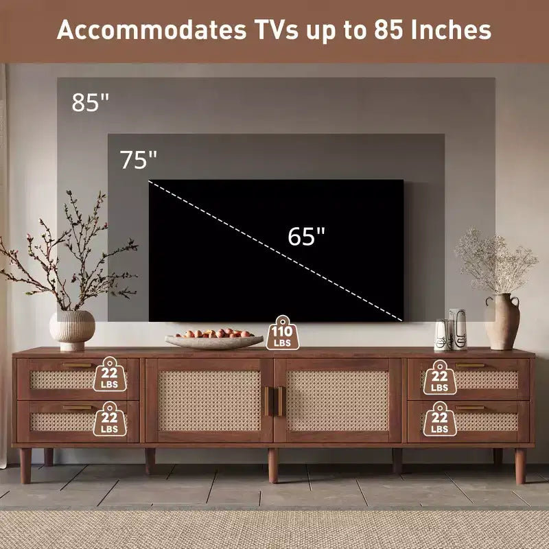 Meuble TV moderne pour centre de divertissement