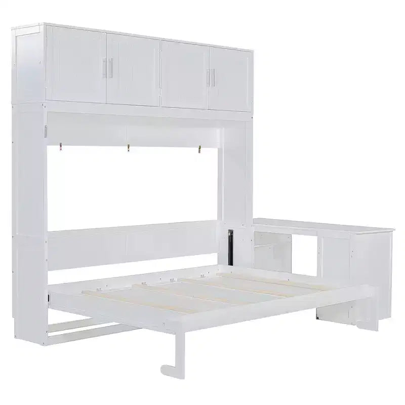 Lit escamotable mural moderne grand format (Queen Size)