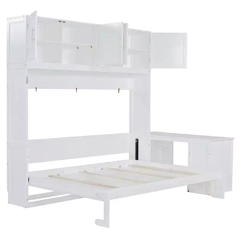 Lit escamotable mural moderne grand format (Queen Size)