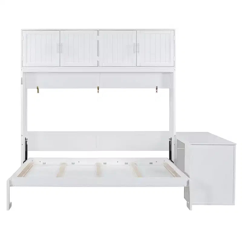 Lit escamotable mural moderne grand format (Queen Size)