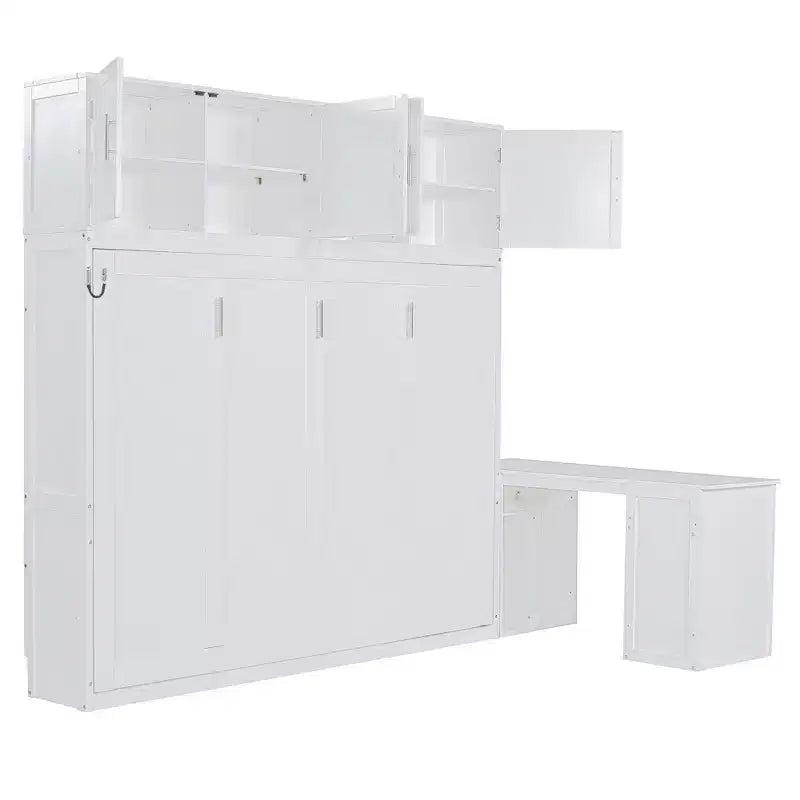 Lit escamotable mural moderne grand format (Queen Size)