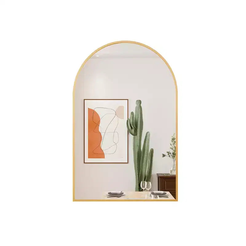 Miroir mural arqué moderne