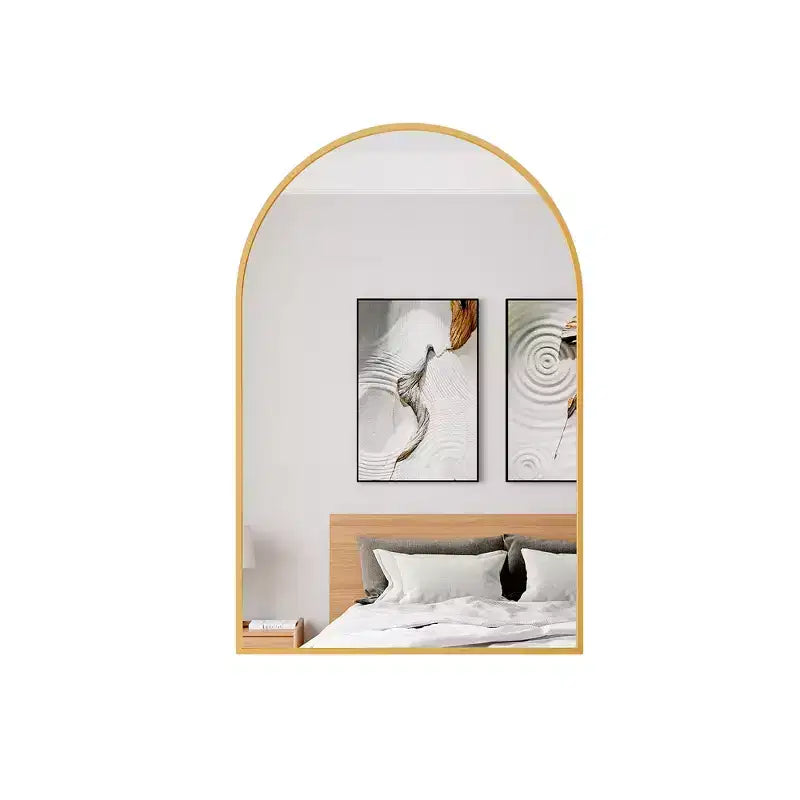 Miroir mural arqué moderne