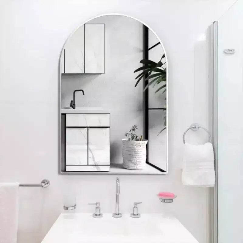 Miroir mural arqué moderne