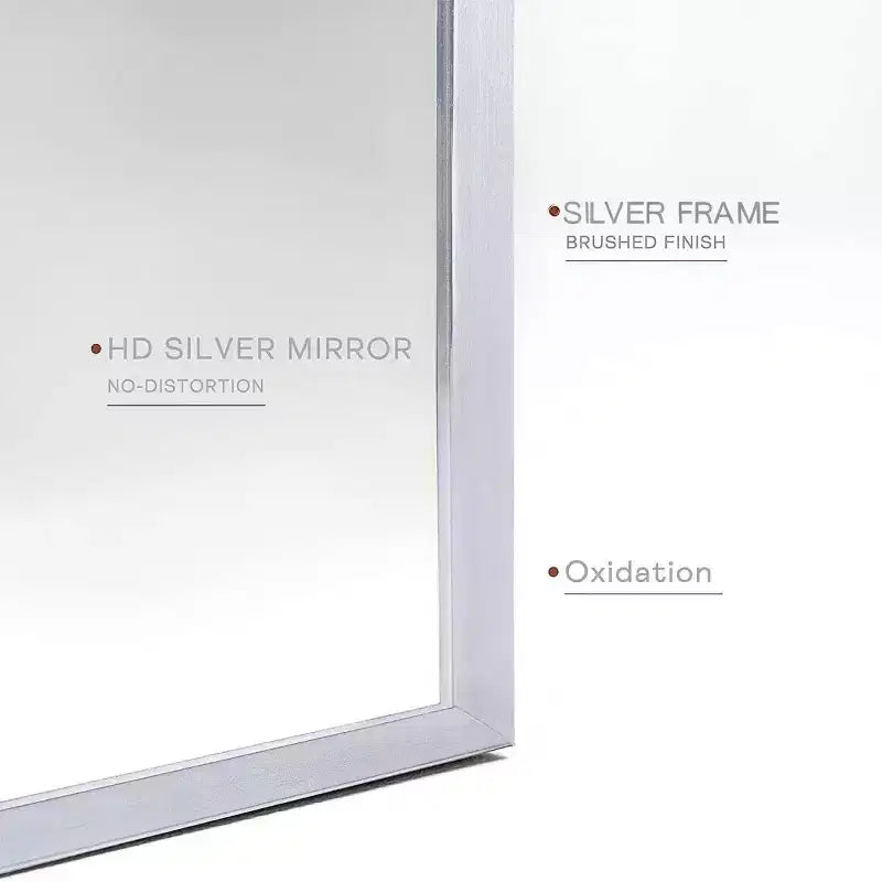 Miroir mural arqué moderne