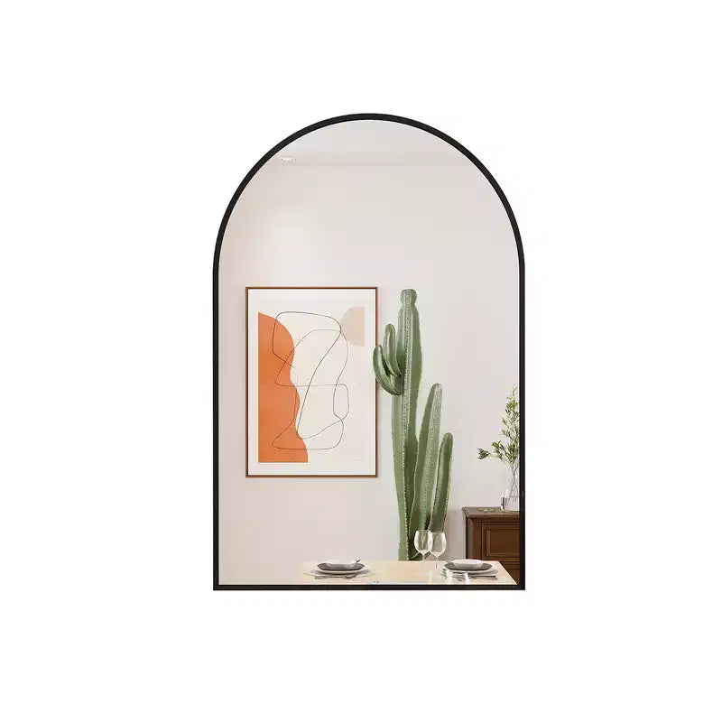 Miroir mural arqué moderne