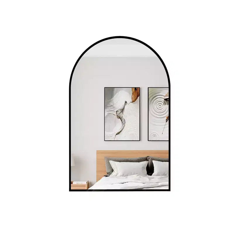 Miroir mural arqué moderne