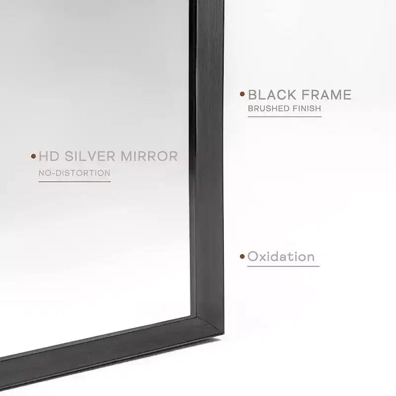 Miroir mural arqué moderne