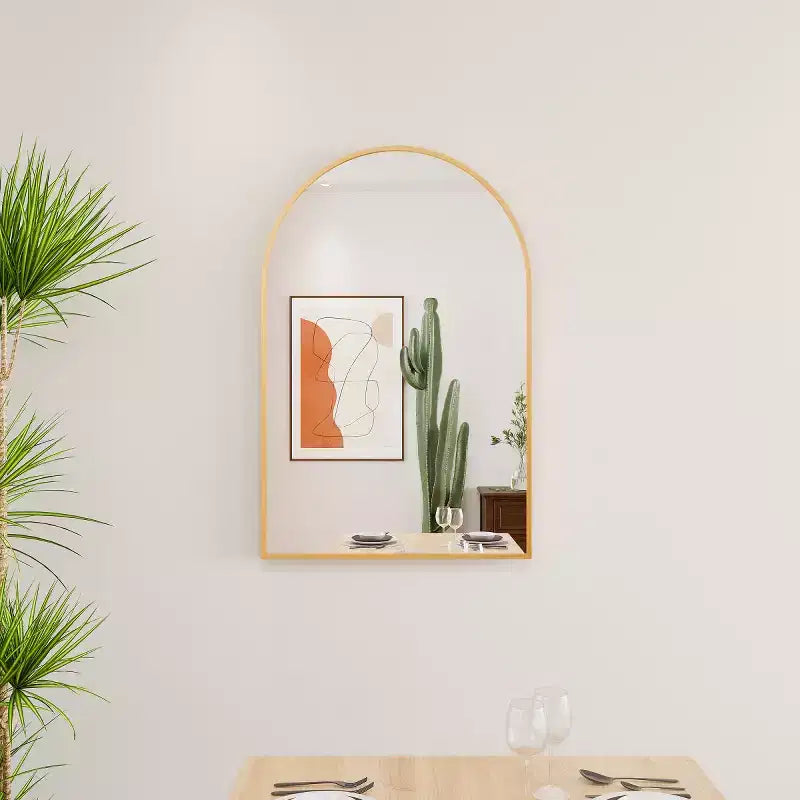 Miroir mural arqué moderne