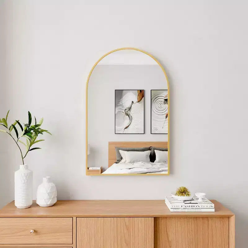 Miroir mural arqué moderne