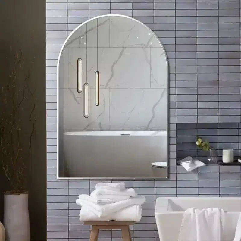 Miroir mural arqué moderne