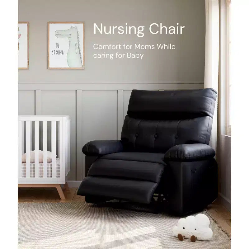 Fauteuil inclinable manuel extra large en cuir PU