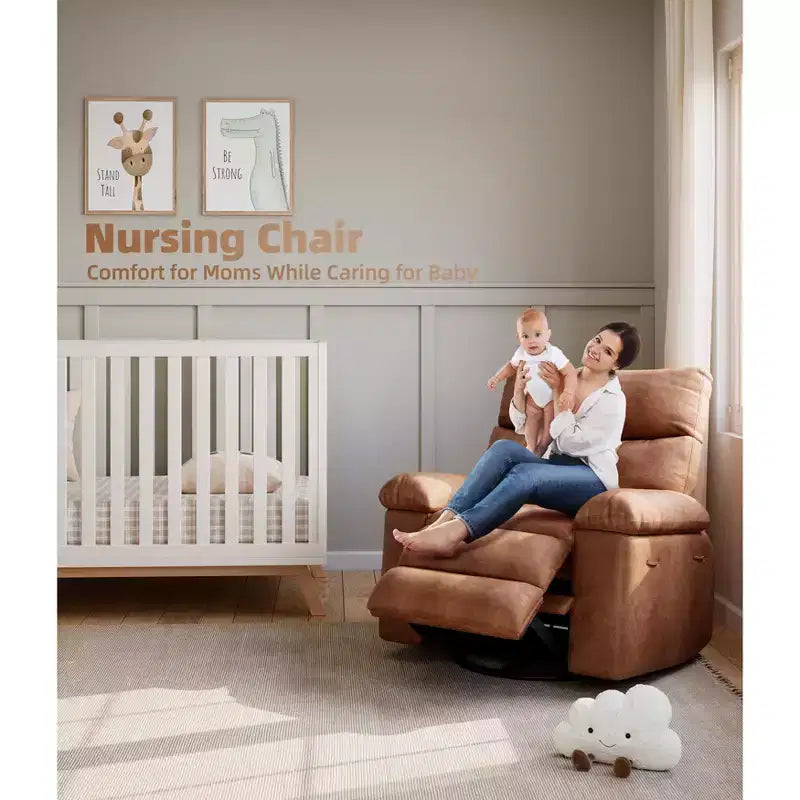 Fauteuil inclinable manuel extra large en cuir PU