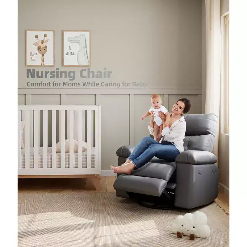 Fauteuil inclinable manuel extra large en cuir PU