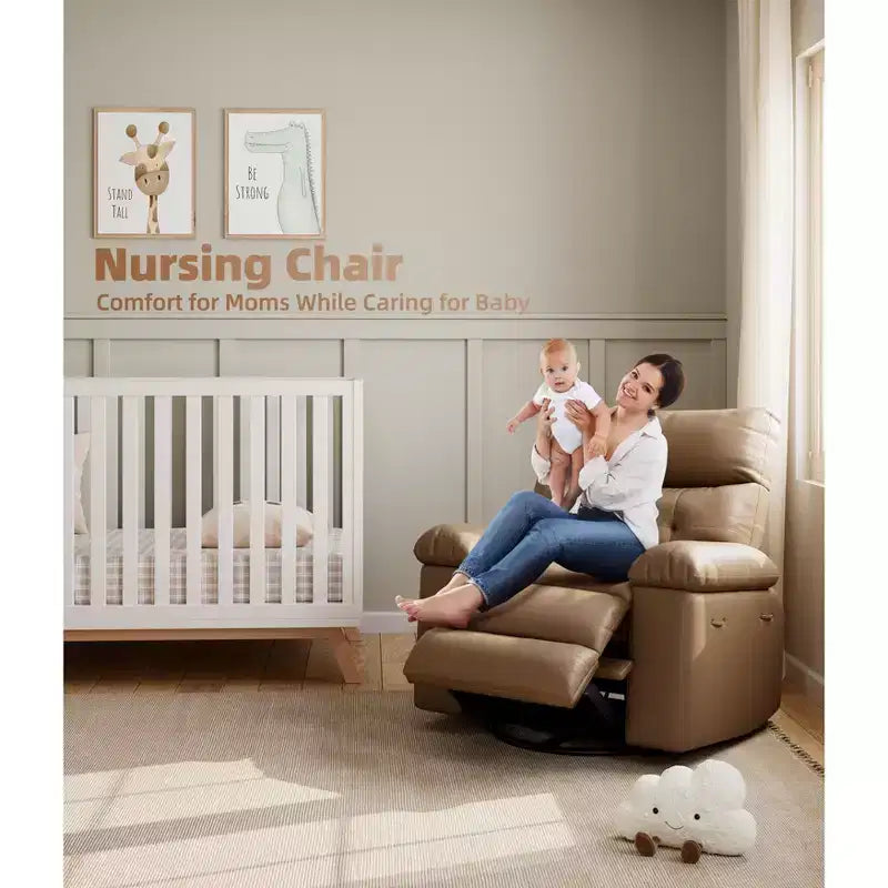 Fauteuil inclinable manuel extra large en cuir PU