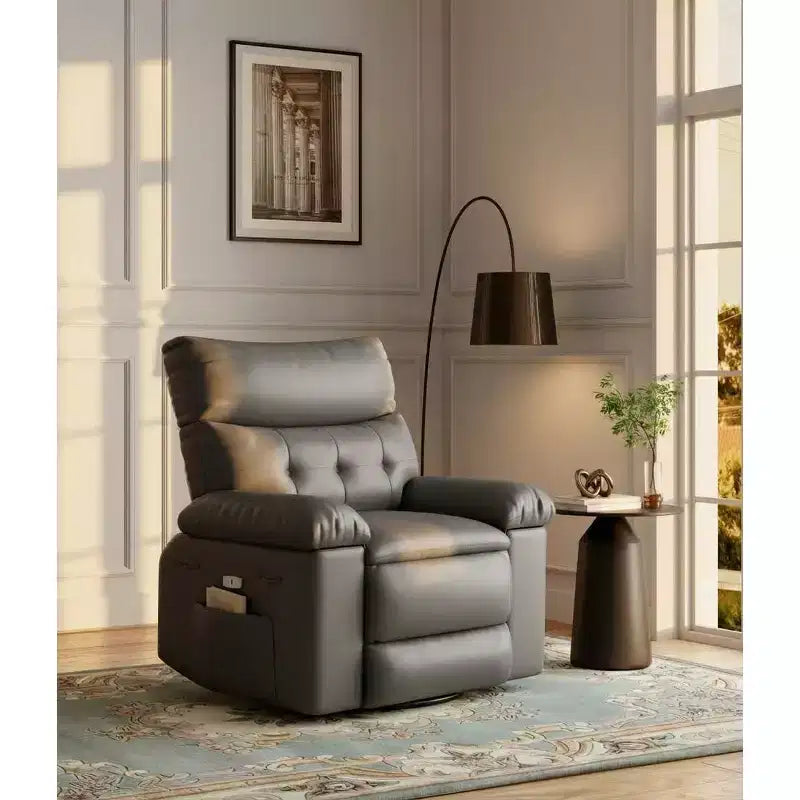 Fauteuil inclinable manuel extra large en cuir PU
