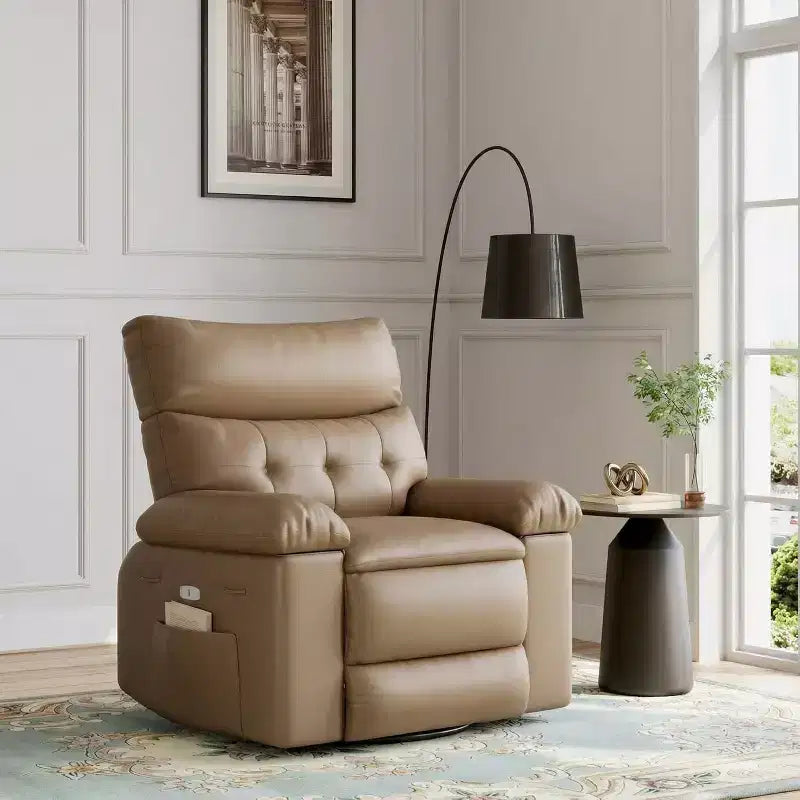 Fauteuil inclinable manuel extra large en cuir PU