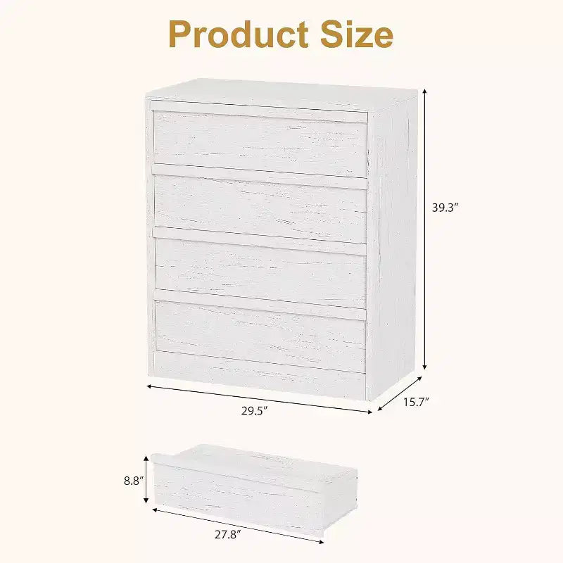 Armoire de chambre à quatre tiroirs