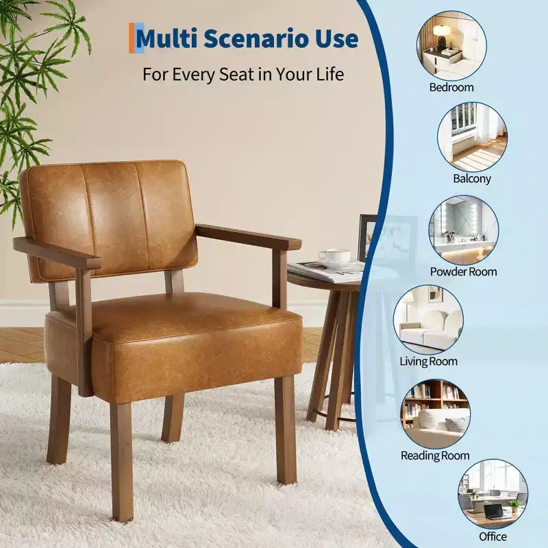 Fauteuil moderne de style médiéval