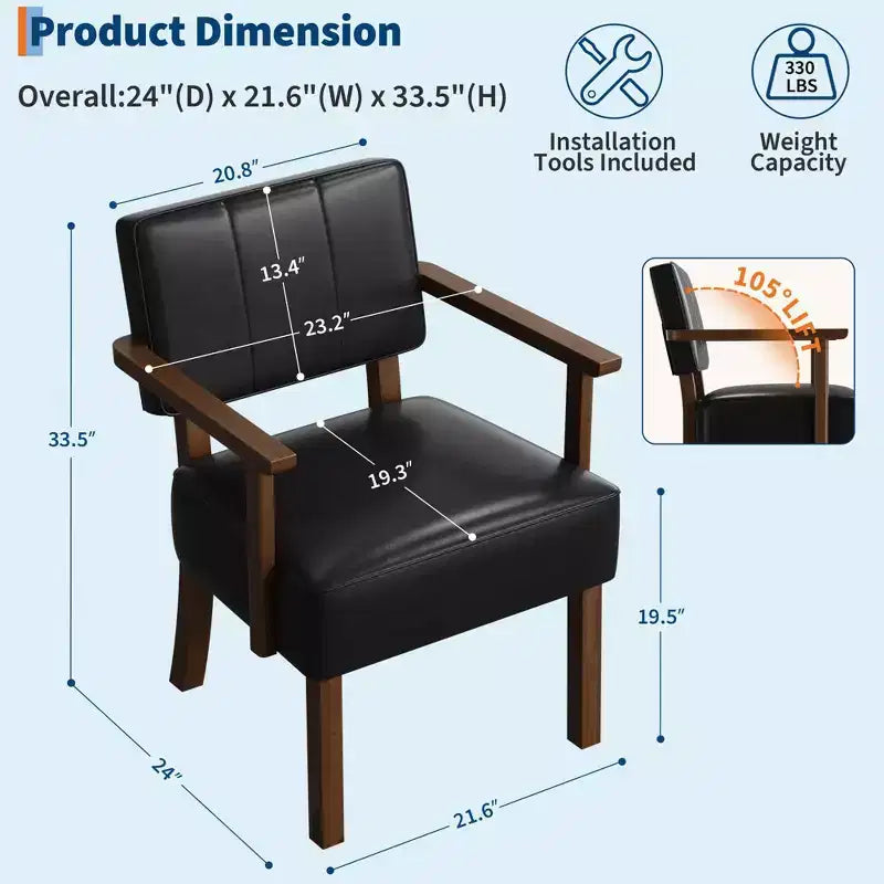 Fauteuil moderne de style médiéval