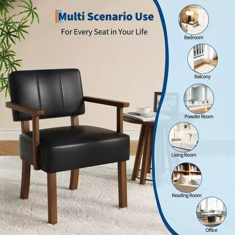 Fauteuil moderne de style médiéval
