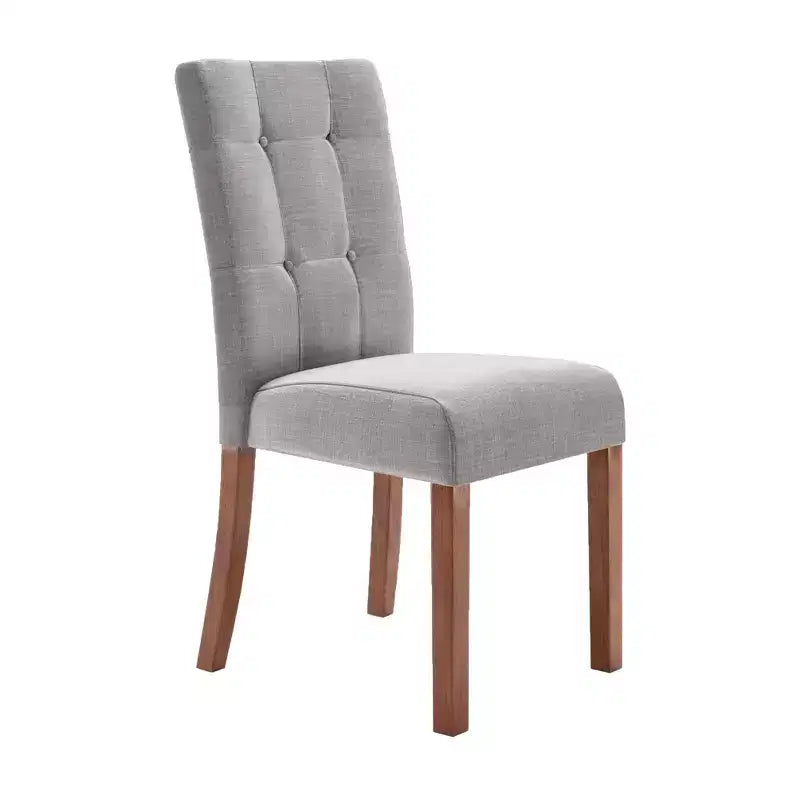 Chaise de salle à manger capitonnée en bois de cerisier