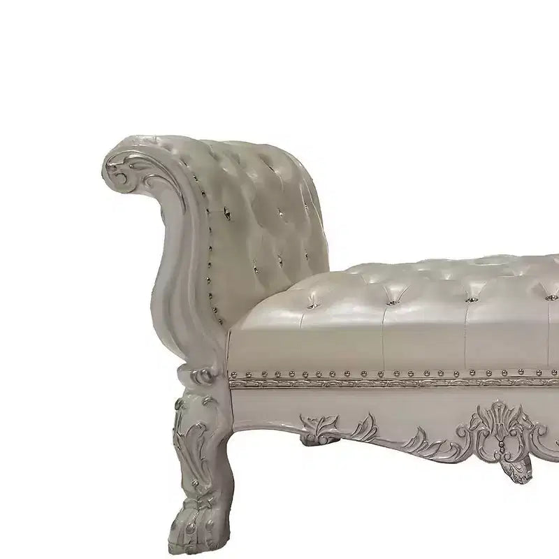 Poufs et bancs : pieds en métal rembourrés