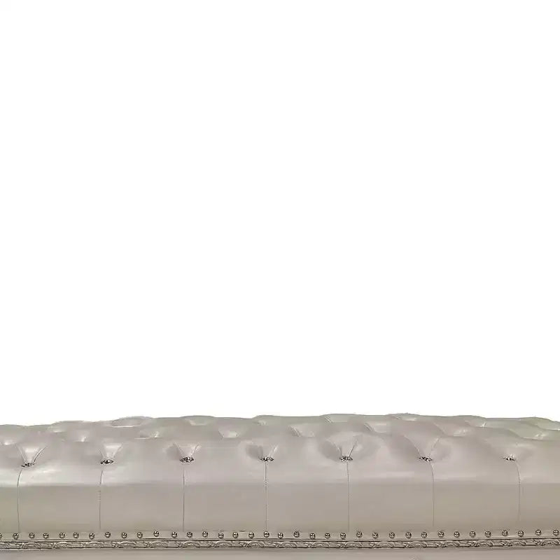Poufs et bancs : pieds en métal rembourrés