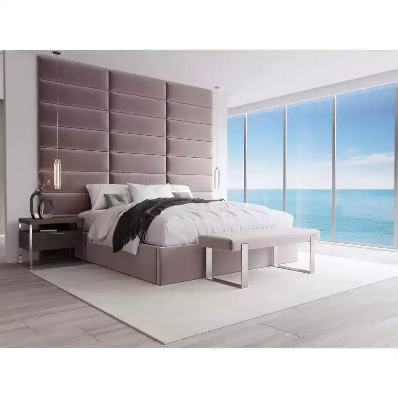 Banc de lit rembourré