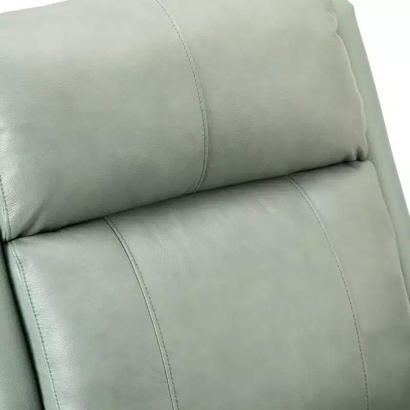 Fauteuil inclinable manuel en cuir véritable