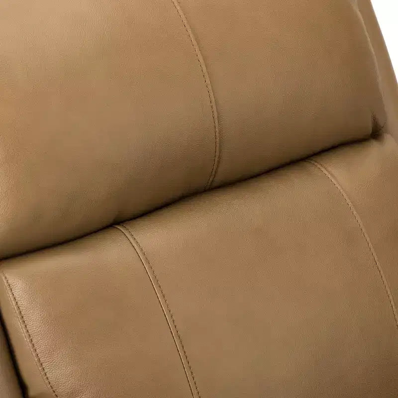 Fauteuil inclinable manuel en cuir véritable