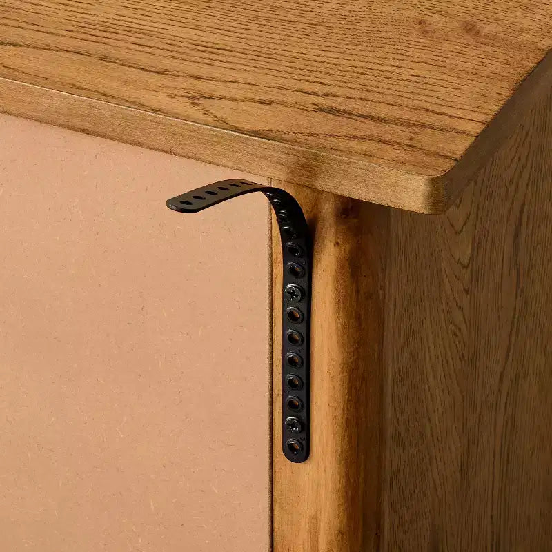 Coiffeuse moderne en bois à trois tiroirs