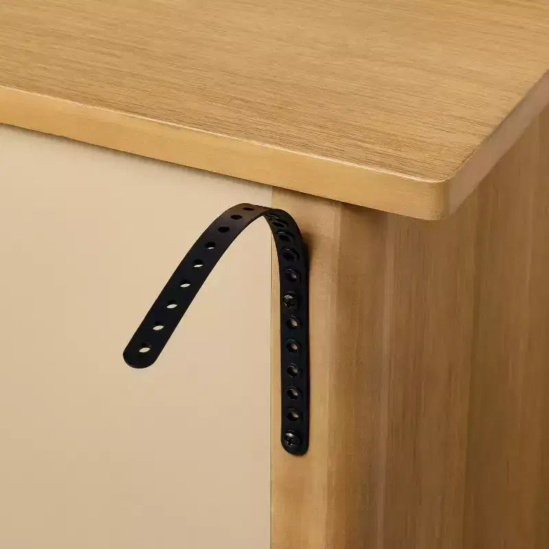 Coiffeuse moderne en bois à trois tiroirs