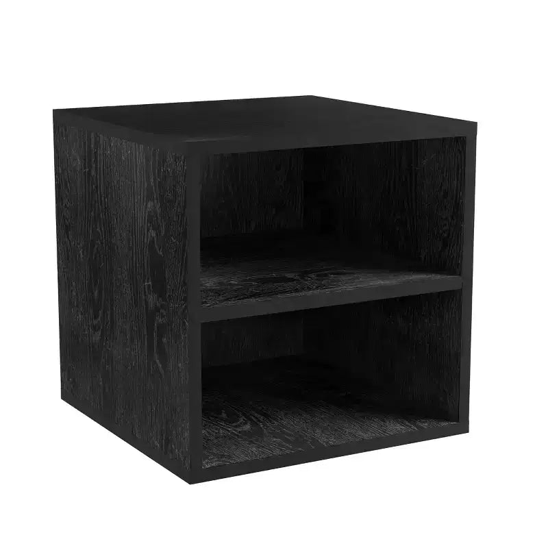 Table d'appoint cube modulaire empilable moderne avec étagères
